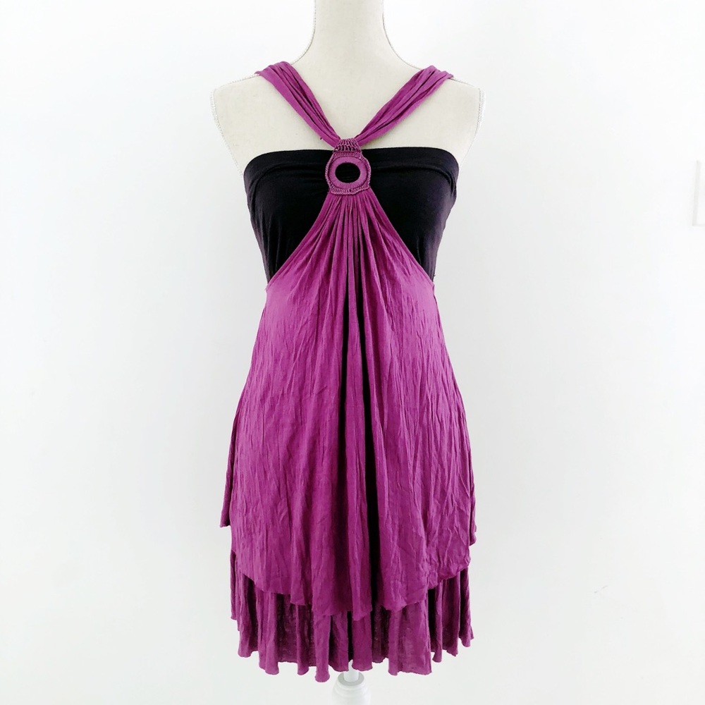 Free People Two-toned Dress 💜🖤